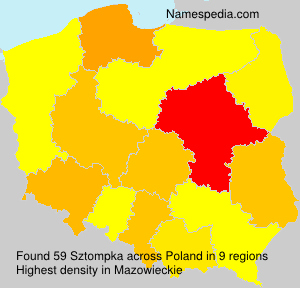 Surname Sztompka in Poland Surname Sztompka in Poland