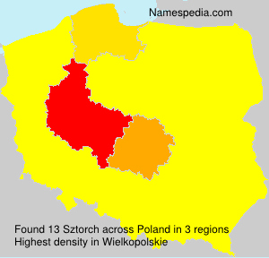 Surname Sztorch in Poland Surname Sztorch in Poland