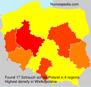 Surname Sztrauch in Poland Surname Sztrauch in Poland
