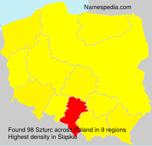 Surname Szturc in Poland Surname Szturc in Poland