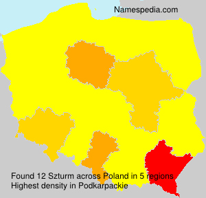 Surname Szturm in Poland Surname Szturm in Poland