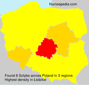 Surname Sztyba in Poland Surname Sztyba in Poland