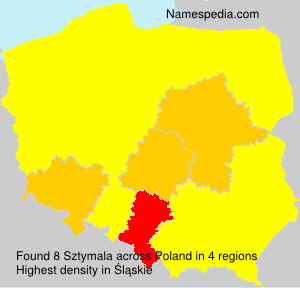 Surname Sztymala in Poland Surname Sztymala in Poland