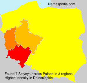 Surname Sztynyk in Poland Surname Sztynyk in Poland