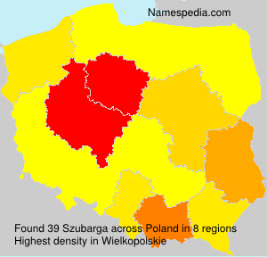 Surname Szubarga in Poland Surname Szubarga in Poland