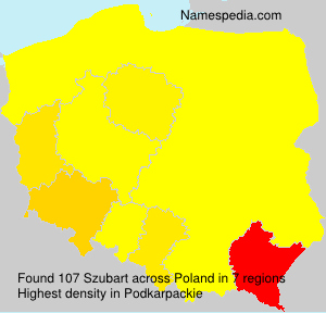 Surname Szubart in Poland Surname Szubart in Poland