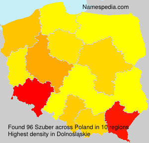 Surname Szuber in Poland Surname Szuber in Poland
