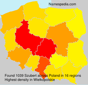 Surname Szubert in Poland Surname Szubert in Poland