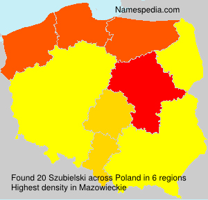 Surname Szubielski in Poland Surname Szubielski in Poland