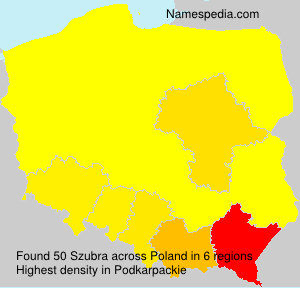 Surname Szubra in Poland Surname Szubra in Poland