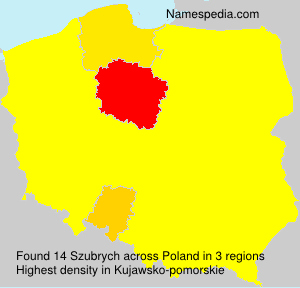 Surname Szubrych in Poland Surname Szubrych in Poland
