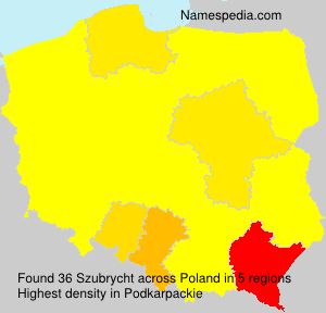 Surname Szubrycht in Poland Surname Szubrycht in Poland