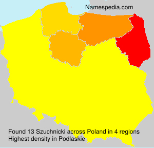 Surname Szuchnicki in Poland Surname Szuchnicki in Poland