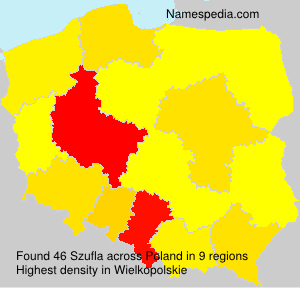 Surname Szufla in Poland Surname Szufla in Poland