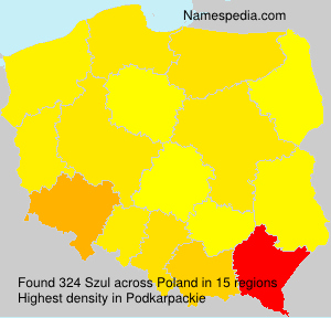 Surname Szul in Poland Surname Szul in Poland