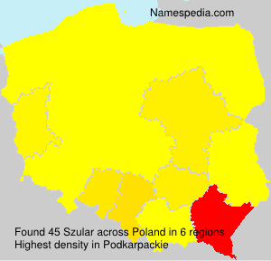 Surname Szular in Poland Surname Szular in Poland