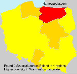Surname Szulczak in Poland Surname Szulczak in Poland