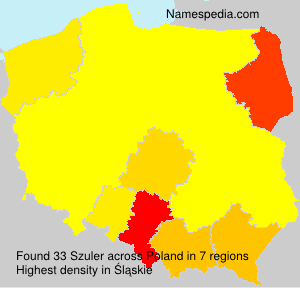 Surname Szuler in Poland Surname Szuler in Poland