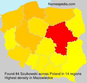 Surname Szulkowski in Poland Surname Szulkowski in Poland