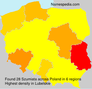 Surname Szumiata in Poland Surname Szumiata in Poland