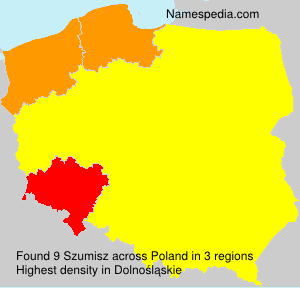Surname Szumisz in Poland Surname Szumisz in Poland