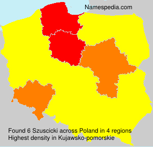 Surname Szuscicki in Poland Surname Szuscicki in Poland