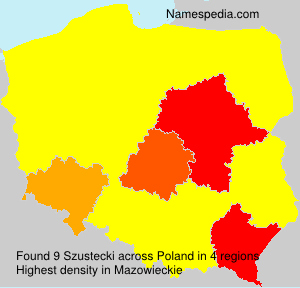 Surname Szustecki in Poland Surname Szustecki in Poland