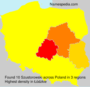 Surname Szustorowski in Poland Surname Szustorowski in Poland