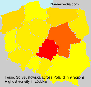 Surname Szustowska in Poland Surname Szustowska in Poland