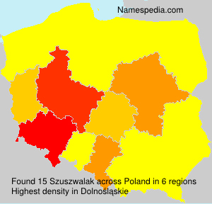 Surname Szuszwalak in Poland Surname Szuszwalak in Poland