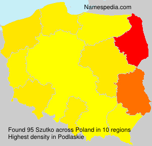 Surname Szutko in Poland Surname Szutko in Poland