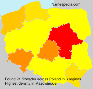 Surname Szwader in Poland Surname Szwader in Poland