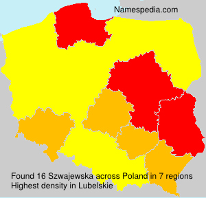 Surname Szwajewska in Poland Surname Szwajewska in Poland