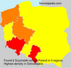 Surname Szychalski in Poland Surname Szychalski in Poland