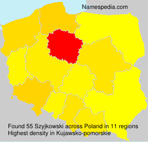 Surname Szyjkowski in Poland Surname Szyjkowski in Poland
