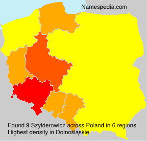 Surname Szylderowicz in Poland Surname Szylderowicz in Poland