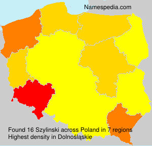 Surname Szylinski in Poland Surname Szylinski in Poland