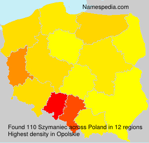 Surname Szymaniec in Poland Surname Szymaniec in Poland