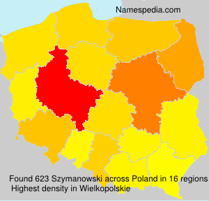 Surname Szymanowski in Poland Surname Szymanowski in Poland