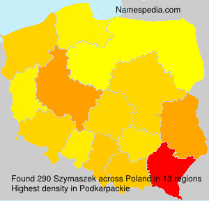 Surname Szymaszek in Poland Surname Szymaszek in Poland