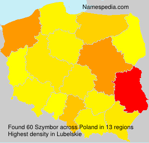 Surname Szymbor in Poland Surname Szymbor in Poland