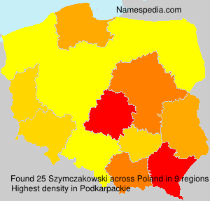 Surname Szymczakowski in Poland Surname Szymczakowski in Poland