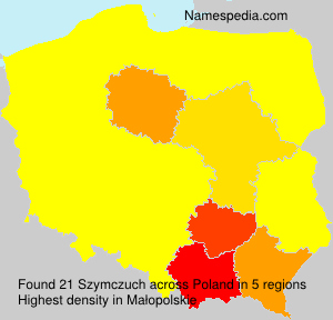 Surname Szymczuch in Poland Surname Szymczuch in Poland