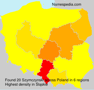 Surname Szymczynski in Poland