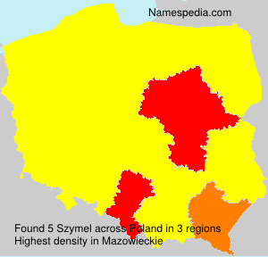 Surname Szymel in Poland Surname Szymel in Poland