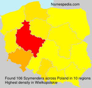 Surname Szymendera in Poland Surname Szymendera in Poland