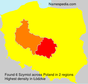 Surname Szymiol in Poland Surname Szymiol in Poland
