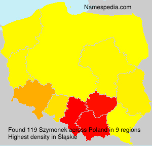 Surname Szymonek in Poland Surname Szymonek in Poland