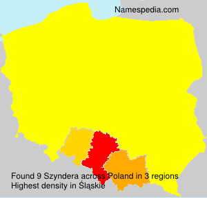 Surname Szyndera in Poland Surname Szyndera in Poland