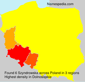 Surname Szyndrowska in Poland Surname Szyndrowska in Poland